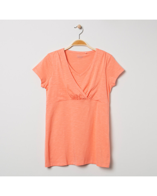 T-shirt manches courtes de grossesse et d'allaitement