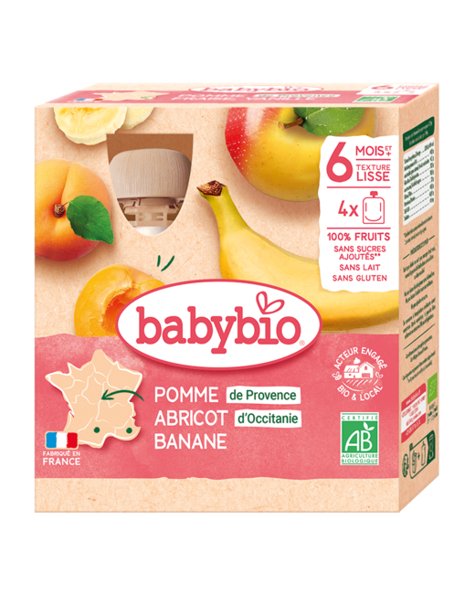 Pomme et Abricot d'Occitanie Banane