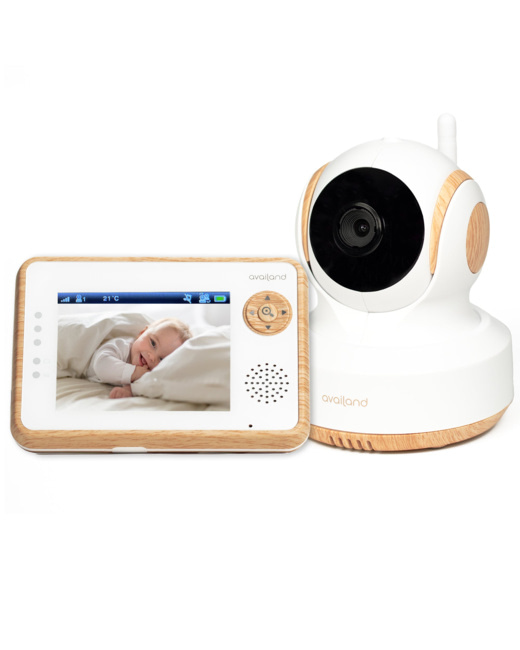Babyphone vidéo Follow Baby Wooden Edition