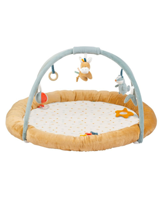 Tapis d'éveil pouf avec arches Félix et Léo