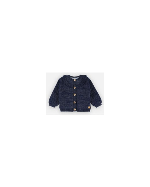 Cardigan tricoloudoux à volants