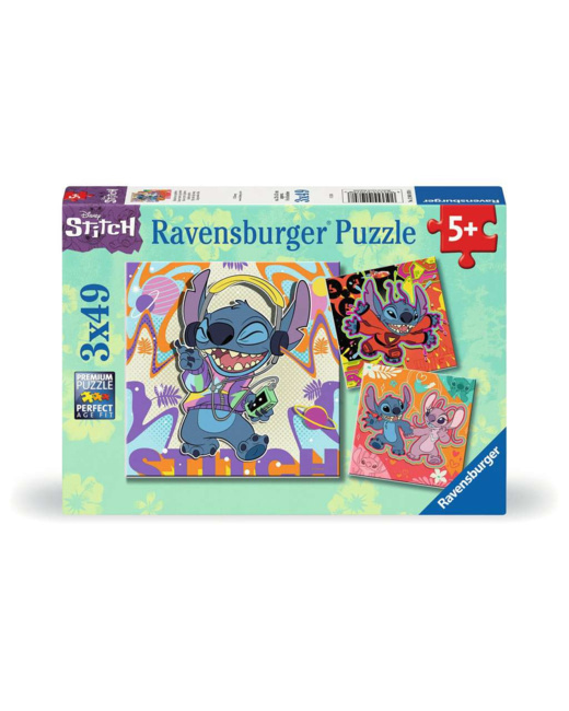 Puzzle Jouer toute la journée / Disney Stitch - de 5 ans