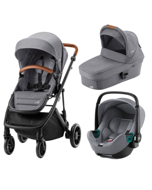 Poussette trio strider m baby-safe 3 nacelle strider m