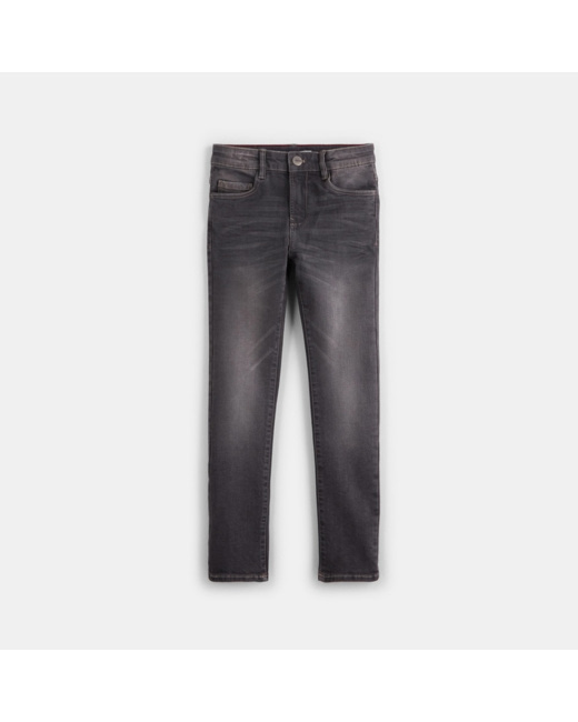 Jean skinny hyper stretch gris garçon