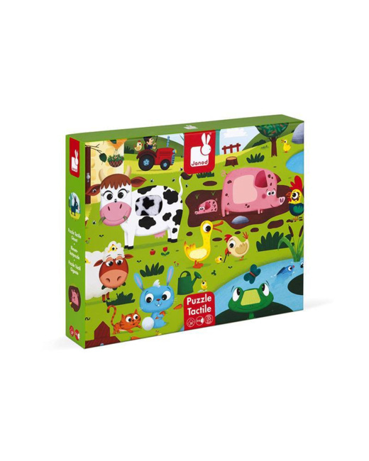Puzzle tactile : Les animaux de la ferme