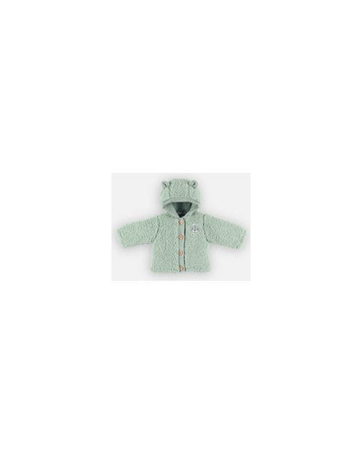Veste à capuche en sherpa