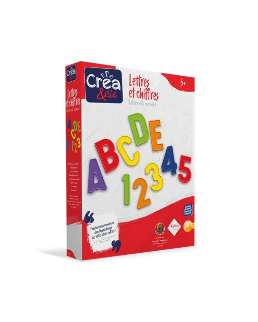 Coffret éducatif Lettres et chiffres