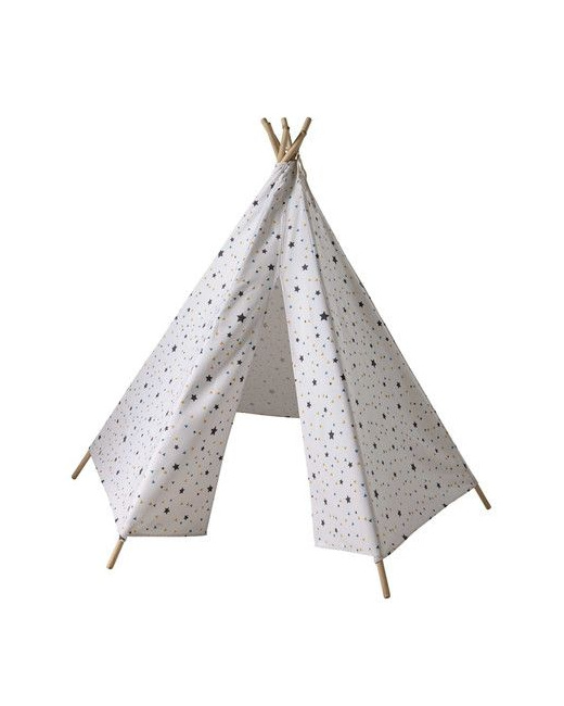 Tipi enfant motifs triangles et étoiles