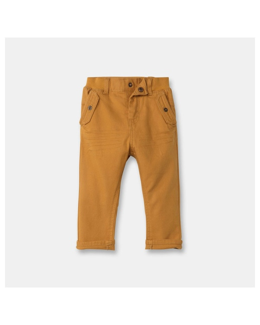 Pantalon toile taille semi élastiquée