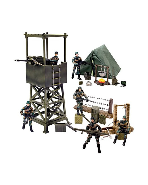 Coffret militaire avec tour