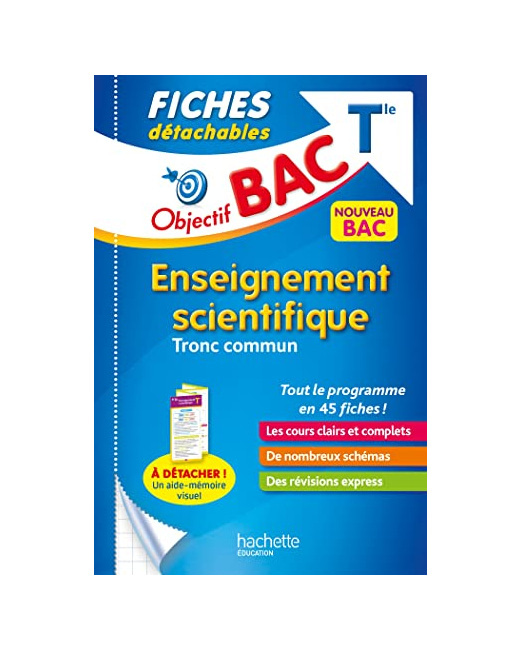 Objectif BAC Fiches détachables Enseignement scientifique Terminale