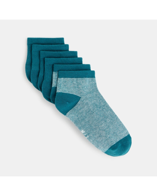 Socquettes colorées (lot de 3) vert garçon
