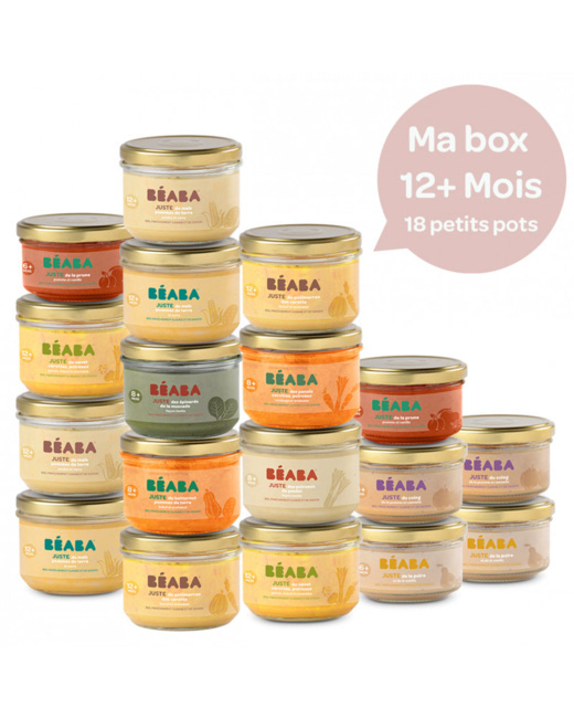 Pack 18 petits pots 12m+