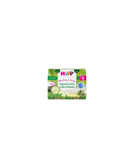 Légumes verts colin d'alaska 190 g dès 6 mois