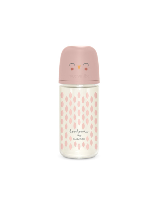 Biberon verre 240ml avec tétine SX Pro M Bonhomia