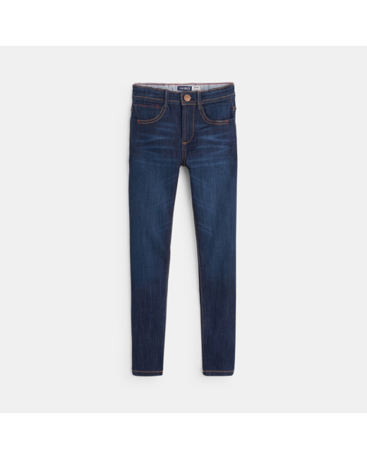 Jean skinny ultra-résistant bleu garçon