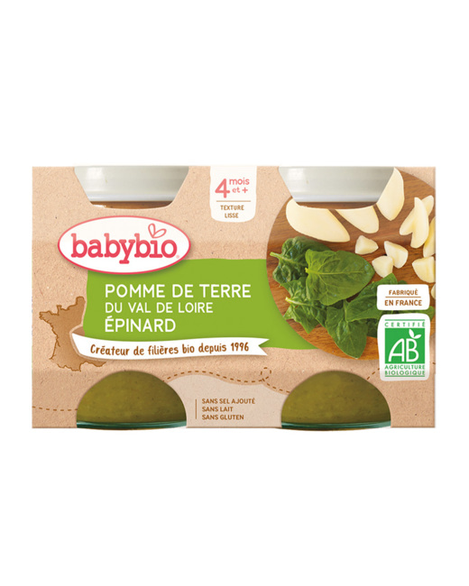 Petit pot Pomme de terre de notre Ferme Épinard de France