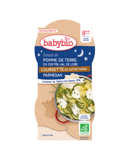 Bonne Nuit Pomme de terre du Val de Loire Courgette de notre Ferme & Parmesan AOP