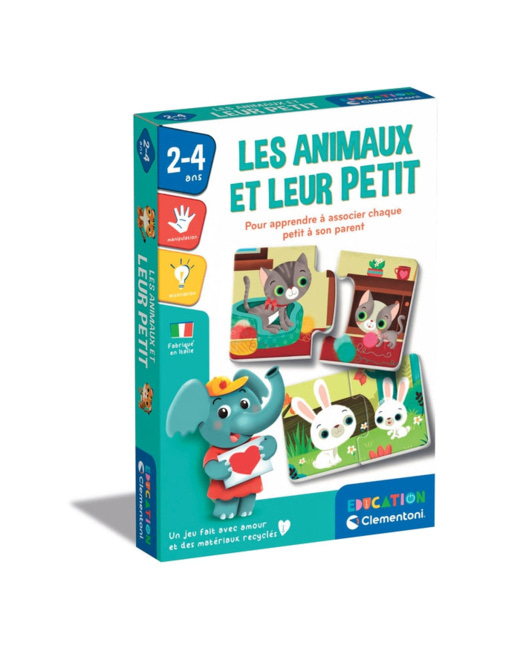 Jeu éducatif Les animaux et leur petit
