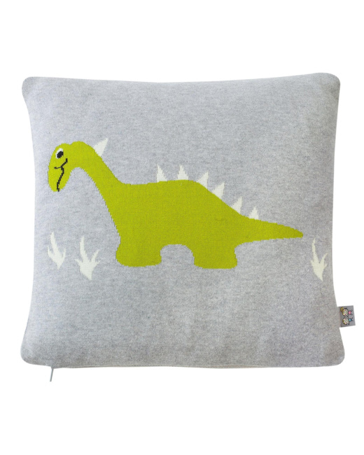 Taie de coussin en tricot de coton, DINO