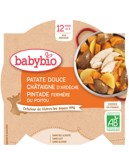 Patate douce Châtaigne d'Ardèche Pintade fermière du Poitou