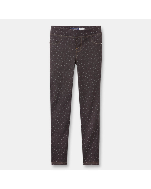 Jeggings imprimés gris fille