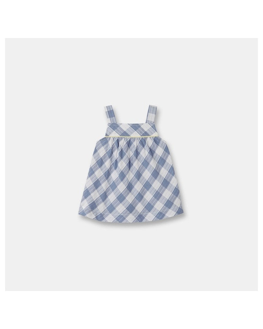 Blouse carreaux à bretelles
