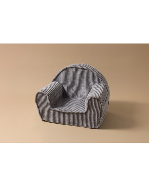 Fauteuil en velours côtelé