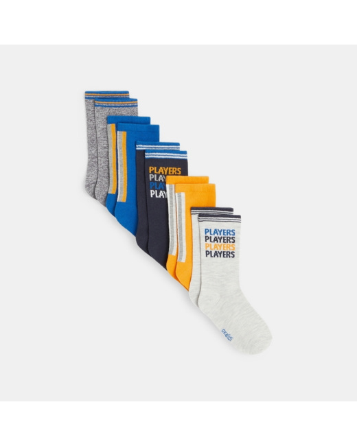 Chaussettes unies sportswear (lot de 5) garçon