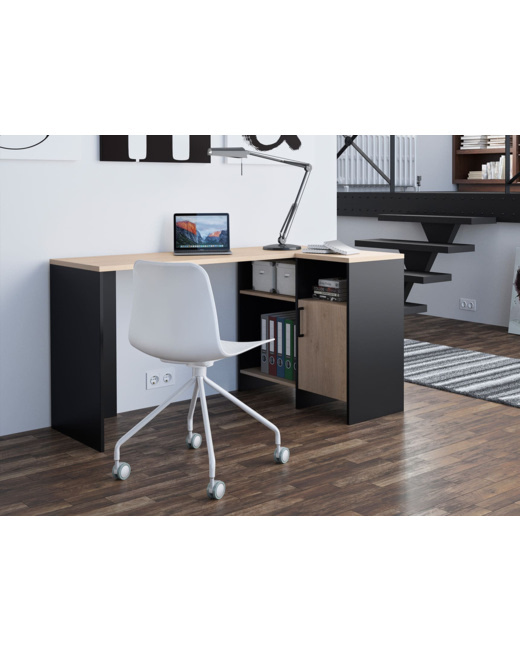 Bureau d'angle avec rangement LONDON