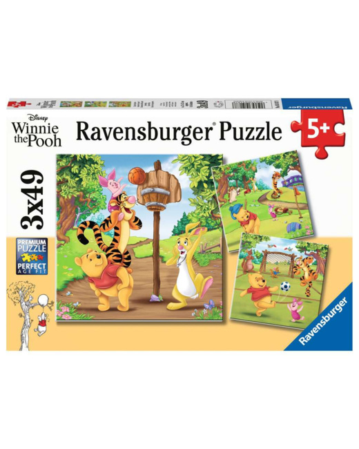 Puzzle Journée sportive / Disney Winnie l'Ourson - de 5 ans