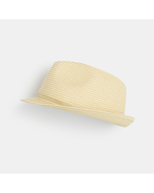 Chapeau de soleil trilby beige fille