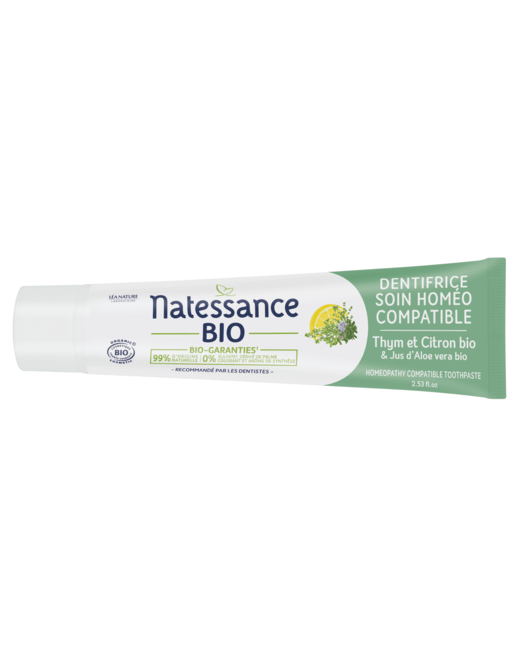 Dentifrice soin homeo compatible