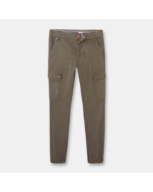 Pantalon cargo carrot vert garçon