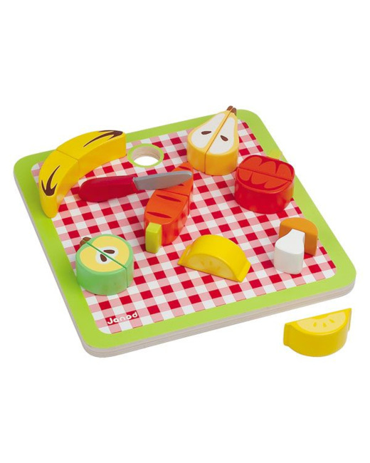 Plateau de fruits en bois