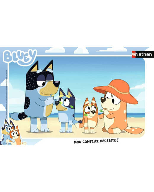 Puzzle Bluey à la plage / Bluey - de 3 ans