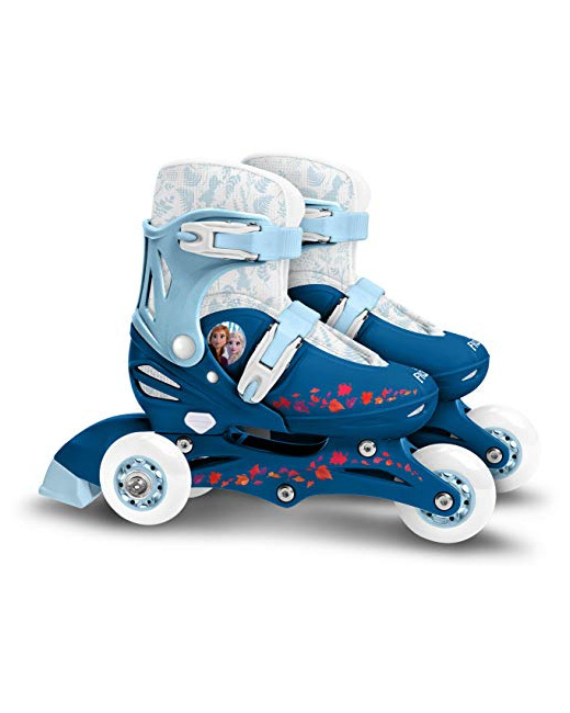 Patins en ligne 2 en 1 - 3 roues - La reine des neiges 2