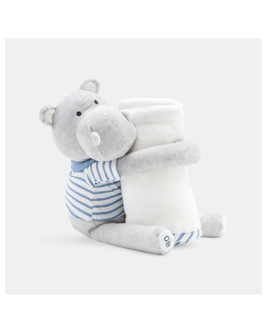 Doudou hippo et plaid