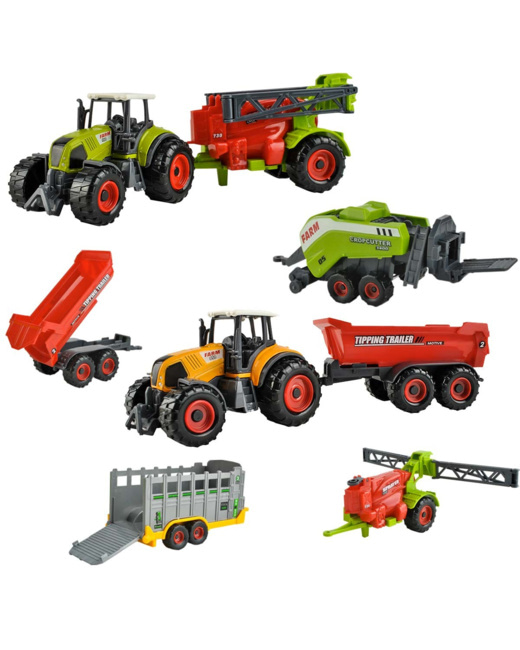 Coffret jeu 6 engins agricoles FARM