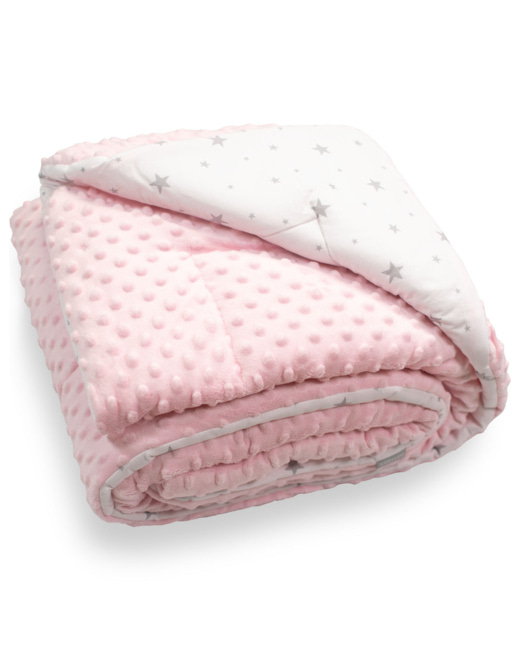 Couverture bébé réversible et ultra douce, STELLA