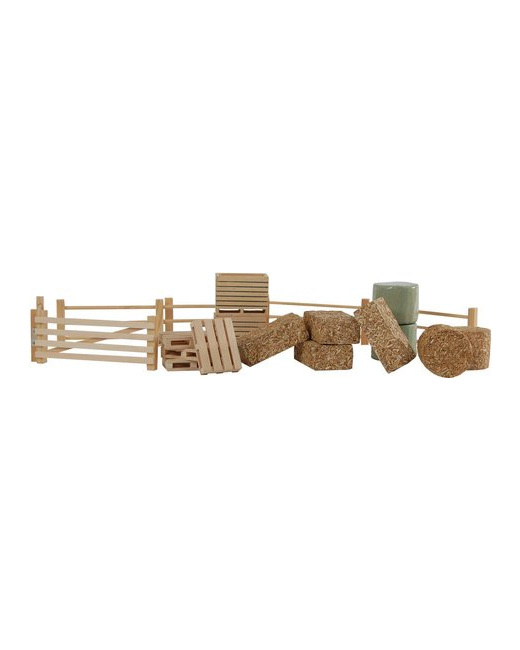 Set d'accessoires de ferme - 19 pièces 1:32
