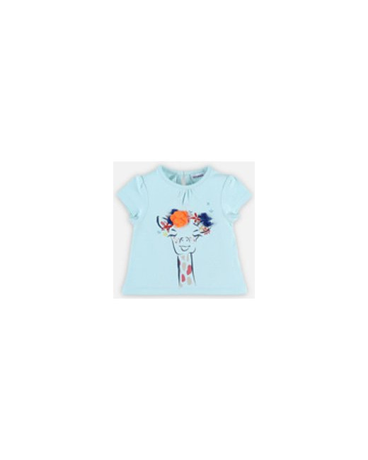 T-shirt manches courtes girafe