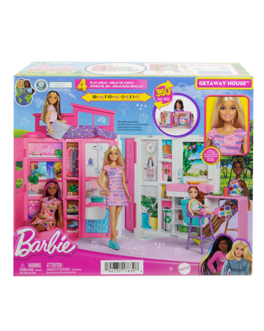 Barbie Maison de vacances avec poupée