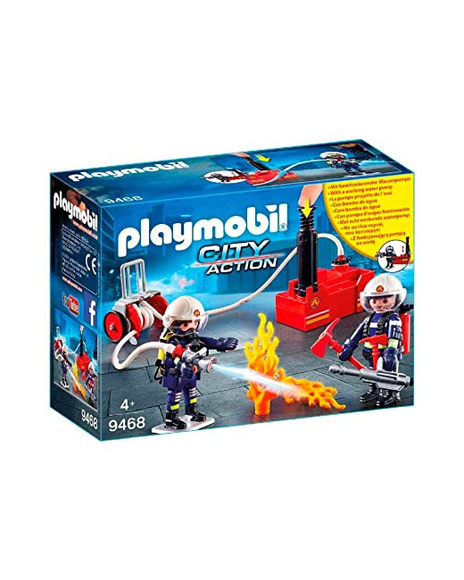 Playmobil City Action - Pompiers avec matériel d'incendie