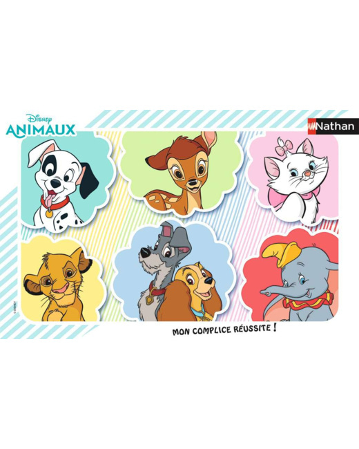 Puzzle Portraits des animaux Disney / Disney Animaux - de 3 ans