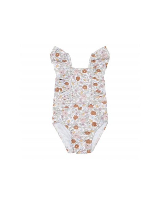 Maillot de bain 1 pièce avec volants