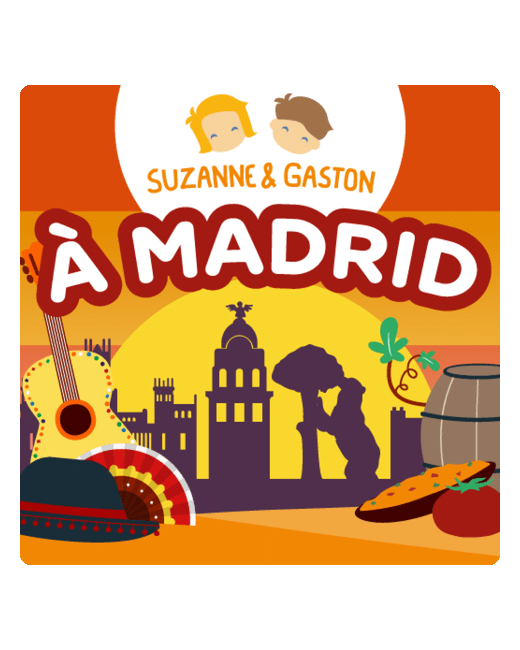 Livre audio enfant - Suzanne et Gaston à Madrid