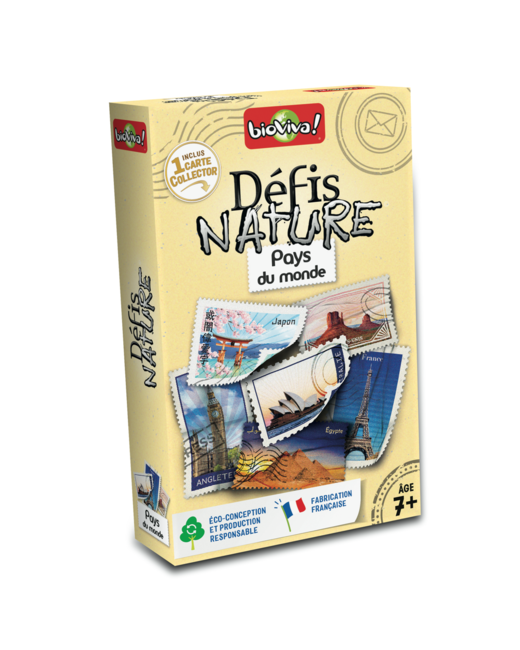 Jeu éducatif Défis Nature - Pays du monde