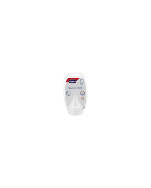 2 TETINES PHYSIOLOGIQUE ANTI-HOQUET SILICONE 1 TROU 0 MOIS+