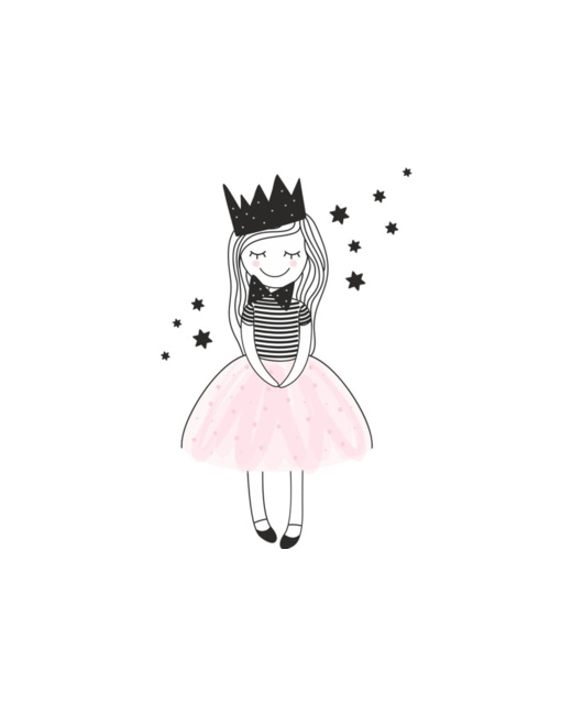Sticker princesse Amélie